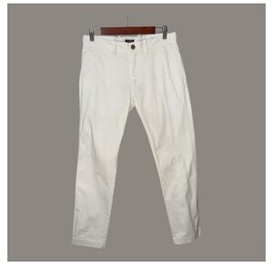J.Crew Flex Pants Mens 30x30 Slim Fit‎ Straight White Stretch Preppy Chino